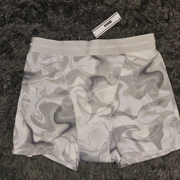 NWT Victorias Secret PINK Gray Marble Period Boy Shorts Sz M, Never Worn - Picture 5 of 9